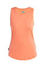Koszulka damska bez rękawów Icebreaker 125 Cool-Lite™ Sphere III pomarańczowa