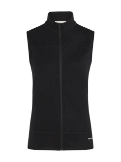 Kamizelka termoaktywna damska Icebreaker Merino Blend 300 RealFleece Descender Vest czarna
