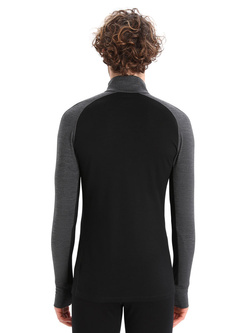 Bluza Icebreaker ZoneKnit 260 LS czarno-szara