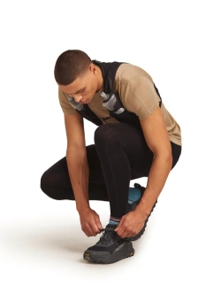 Skarpety termoaktywne Icebreaker Merino Run+ Ultralight Mini, niebiesko-bordowe