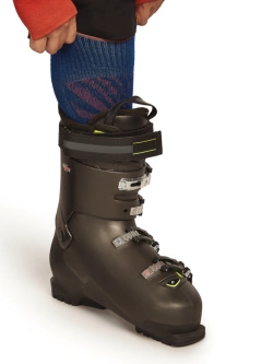 Skarpety Icebreaker Merino Blend Ski+ Light OTC Mountain Contour granatowo-pomarańczowe