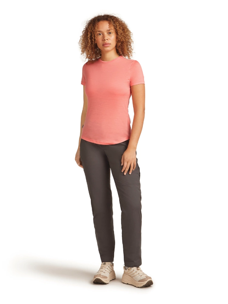 Koszulka termoaktywna damska Icebreaker 125 Cool-Lite™ Sphere III SS Tee różowa