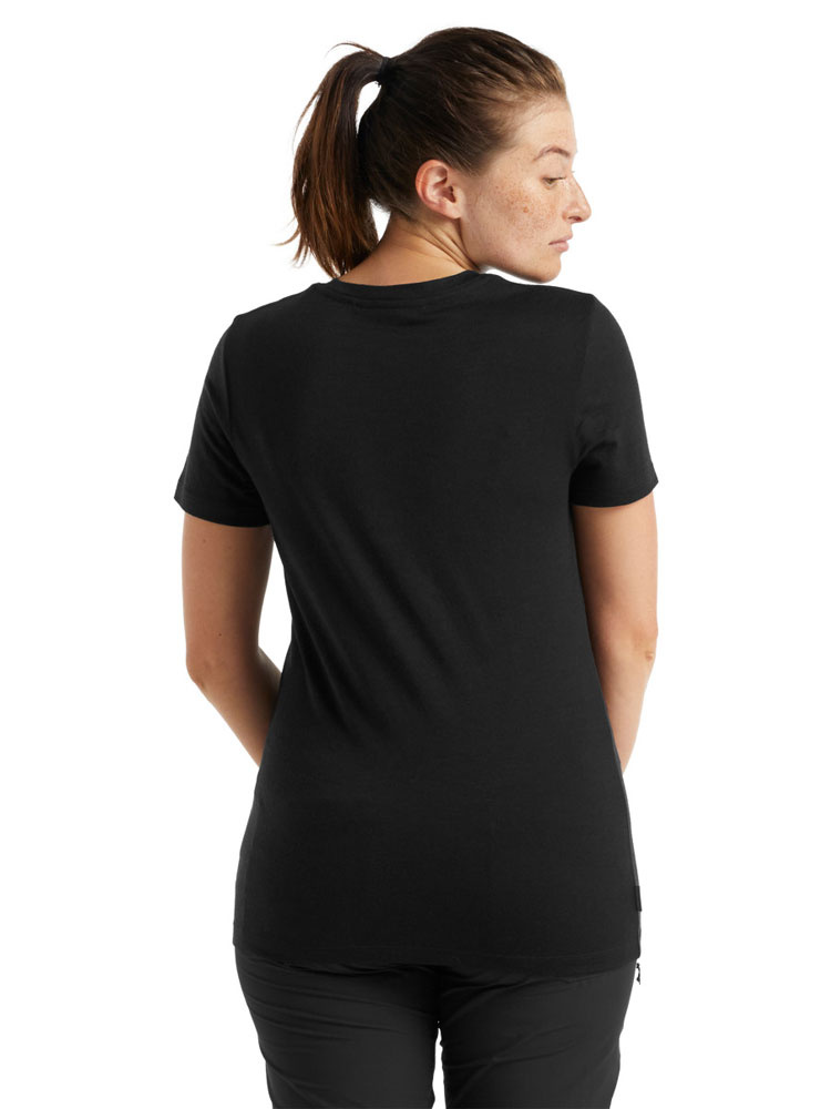 Koszulka damska Icebreaker Tech Lite II czarna