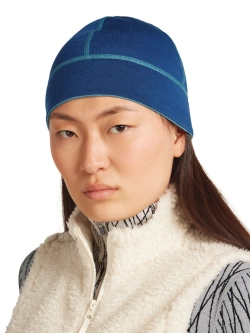 Czapka Icebreaker Merino 260 Waffle Knit Wander Reversible Beanie niebieska