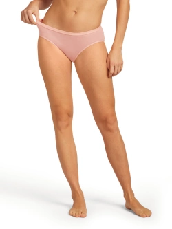 Figi damskie Icebreaker Siren Hipkini jasnoróżowe