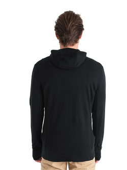 Bluza z kapturem Icebreaker Merino 260 Quantum IV czarna