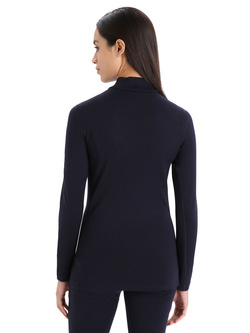 Bluza damska Icebreaker 260 Tech LS Turtleneck granatowa