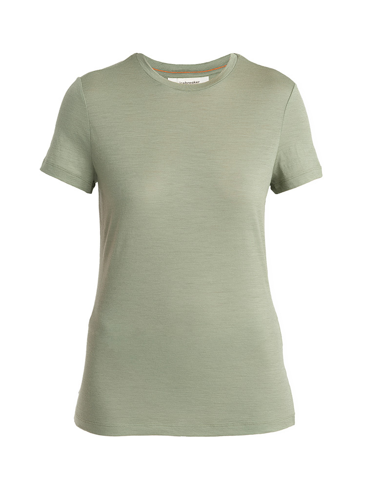 Koszulka termoaktywna damska Icebreaker 150 Tech Lite III SS Tee zielona