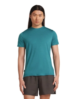Koszulka termiczna z krótkim rękawem Icebreaker Merino Blend 125 Cool-Lite™ Sphere III SS Tee niebieska