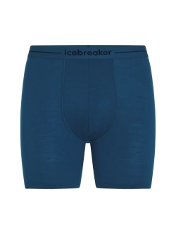 Bokserki termoaktywne z dłuższymi nogawkami Icebreaker Anatomica ciemnoniebieskie