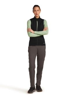 Kamizelka termoaktywna damska Icebreaker Merino Blend 300 RealFleece Descender Vest czarna
