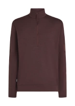 Bluza termoaktywna z zamkiem do połowy Icebreaker 360 RealFleece Elemental bordowa