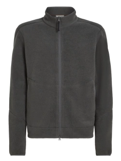 Bluza termoaktywna z zamkiem Icebreaker Merino Blend 800 RealFleece Classic Pile LS Zip szara