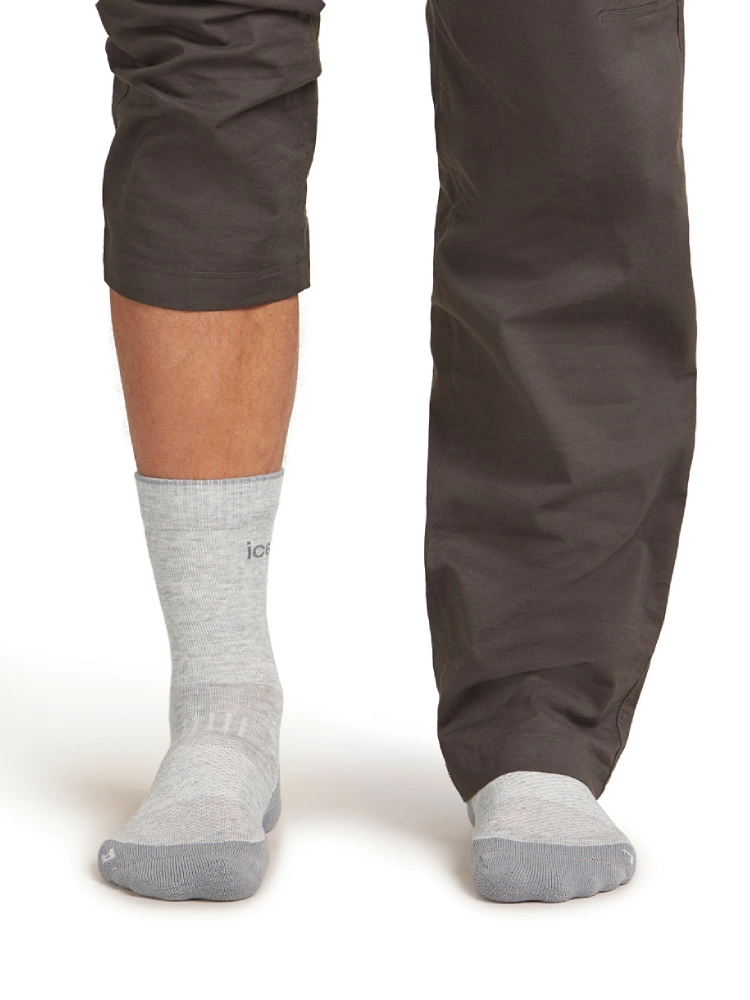 Skarpety termoaktywne Icebreaker Merino Hike+ Light Crew szare