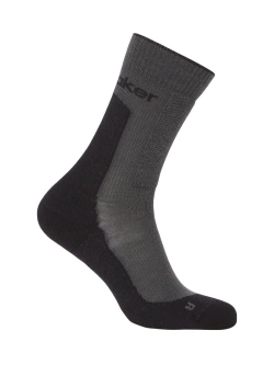 Skarpety damskie Icebreaker Merino Hike+ Medium Crew czarno-szare