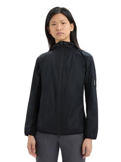Kurtka damska Icebreaker Shell Cotton czarna