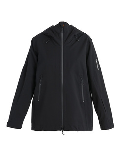 Kurtka damska Icebreaker Merino Shell Peak Hooded czarna