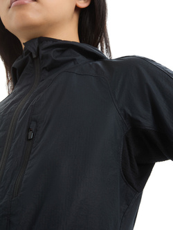 Kurtka damska Icebreaker Shell Cotton czarna