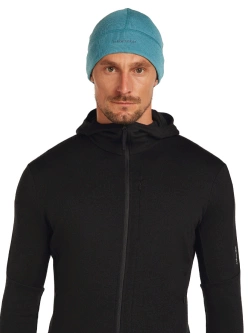 Czapka Icebreaker Merino 260 Waffle Knit Wander Reversible Beanie niebieska