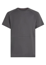 Koszulka termiczna z krótkim rękawem Icebreaker Merino 200 Waffle Elevation SS Tee ciemnoszara