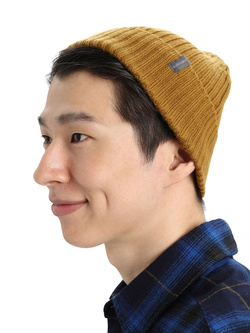 Czapka Icebreaker Rixdorf Cuff Beanie musztardowa