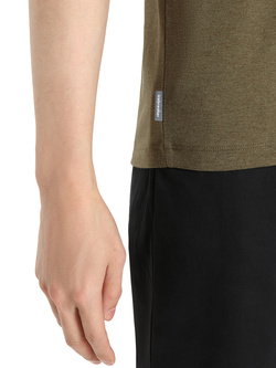 Koszulka z krótkim rękawem Icebreaker Central Classic SS Tee zielona