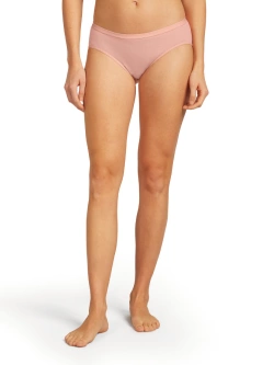 Figi damskie Icebreaker Siren Hipkini jasnoróżowe