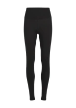 Legginsy termiczne damskie Icebreaker Merino 200 Oasis+, czarne