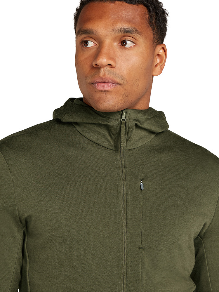 Bluza termoaktywna Icebreaker Merino 260 Quantum zielona