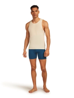 Bokserki termoaktywne z dłuższymi nogawkami Icebreaker Anatomica ciemnoniebieskie