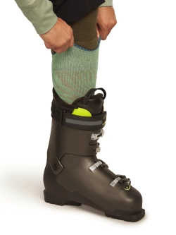 Skarpety Icebreaker Merino Blend Ski+ Light OTC Mountain Contour zielono-granatowe