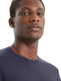 Koszulka z krótkim rękawem Icebreaker Central Classic SS Tee granatowa