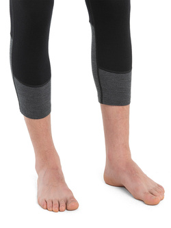 Legginsy Icebreaker ZoneKnit 260 czarno-szare