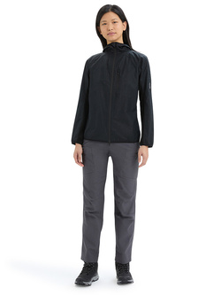 Kurtka damska Icebreaker Shell Cotton czarna