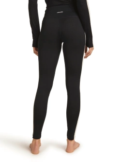 Legginsy termiczne damskie Icebreaker Merino 200 Oasis+, czarne