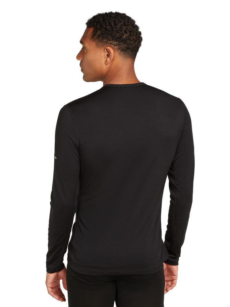 Koszulka termiczna Icebreaker Merino 200 Oasis Remarkables czarna