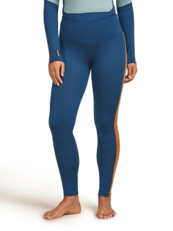 Legginsy termiczne damskie Icebreaker Merino 200 Oasis+, ciemnoniebieskie