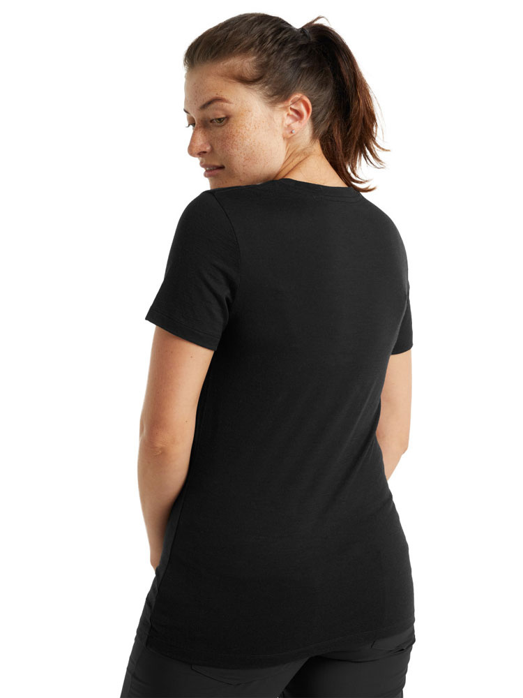 Koszulka damska Icebreaker Tech Lite II czarna