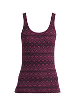 Koszulka damska Icebreaker 150 Siren Tank First Snow fioletowa