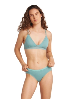 Figi damskie Icebreaker Siren Hipkini jasnoniebieskie