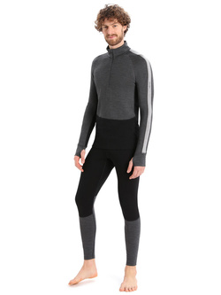 Bluza Icebreaker ZoneKnit 260 LS czarno-szara
