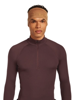 Opaska Icebreaker Merino 200 Oasis Headband Flock Forms AOP jasnopomarańczowy