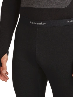 Legginsy termiczne Icebreaker Merino 200 Oasis+ czarne