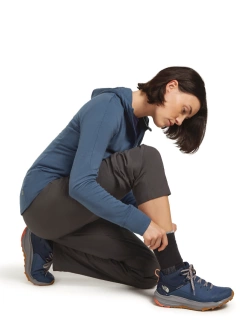Skarpety termoaktywne damskie Icebreaker Merino Hike Medium Crew czarno-szare