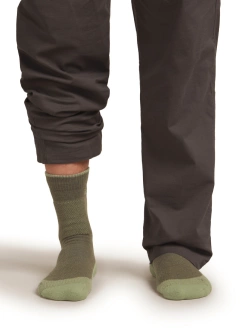 Skarpety termoaktywne Icebreaker Merino Hike+ Medium Crew zielone