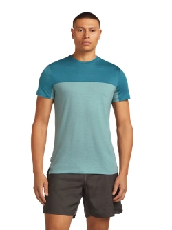 Koszulka termoaktywna z krótkim rękawem Icebreaker 125 Cool-Lite Sphere III SS Tee Colour niebieska 