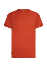 Koszulka termiczna z krótkim rękawem Icebreaker Merino Blend 125 Cool-Lite™ Sphere III SS Tee czerwona