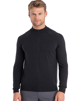 Sweter Icebreaker MerinoFine Luxe LS czarny