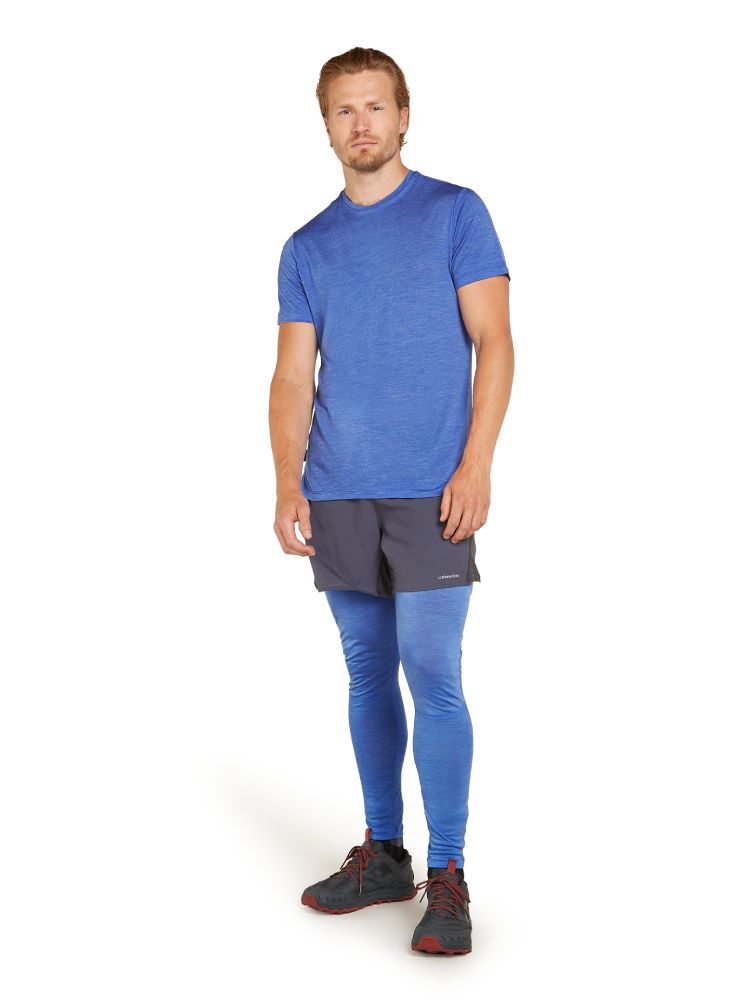 Koszulka termoaktywna z krótkim rękawem Icebreaker 125 Cool-Lite Sphere III SS Tee niebieska