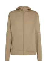 Bluza termoaktywna z zamkiem i kapturem Icebreaker 360 RealFleece Elemental beżowa